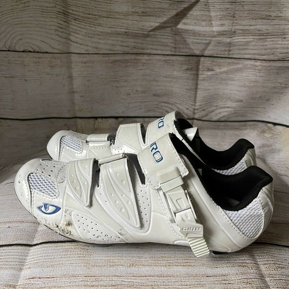 Giro Espada EC70 Women Road Bike Shoes EU 40 US 8.5 White Blue - Picture 3 of 8
